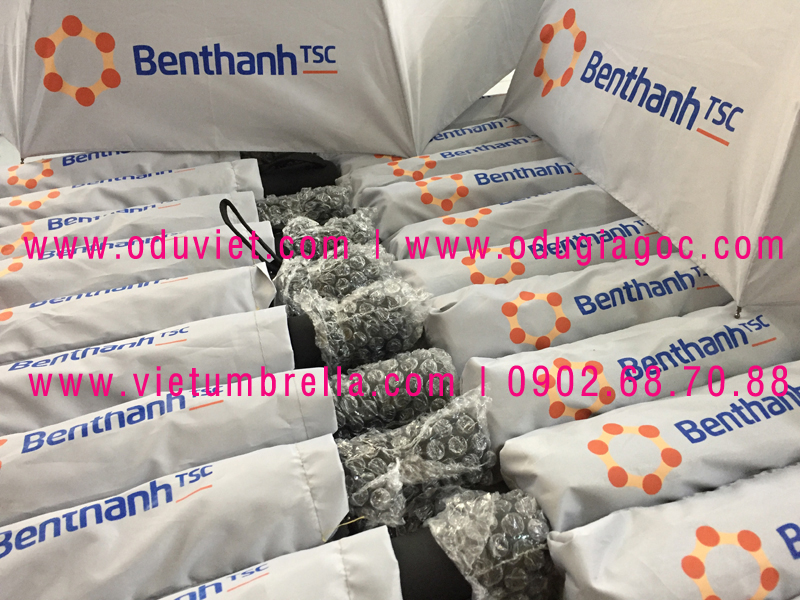 xưởng sản xuất ô dù cầm tay in logo quảng cáo